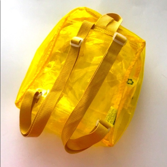 LF Yellow Neon Transparent Backpack - Picture 8 of 8